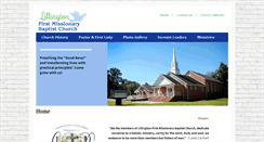 Desktop Screenshot of lillingtonfirstbaptist.org